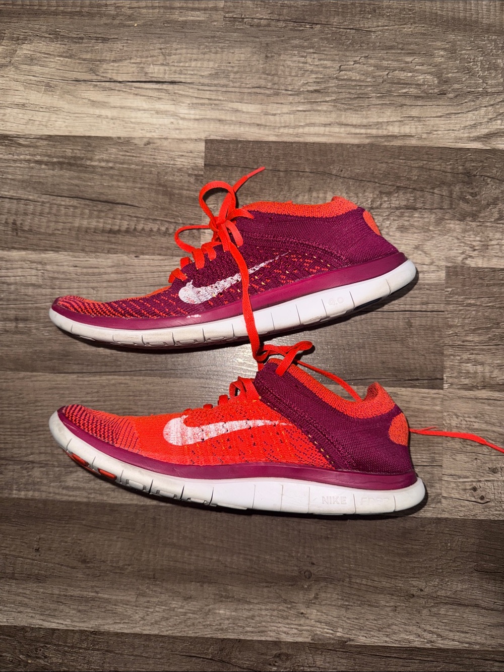Nike Free 4.0 Flyknit Women's Running Sneakers - 8.5 - Picture 10 of 10